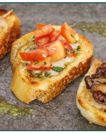 3 TIPOS DE BRUSCHETTAS PARA O NATAL | Nandu Andrade