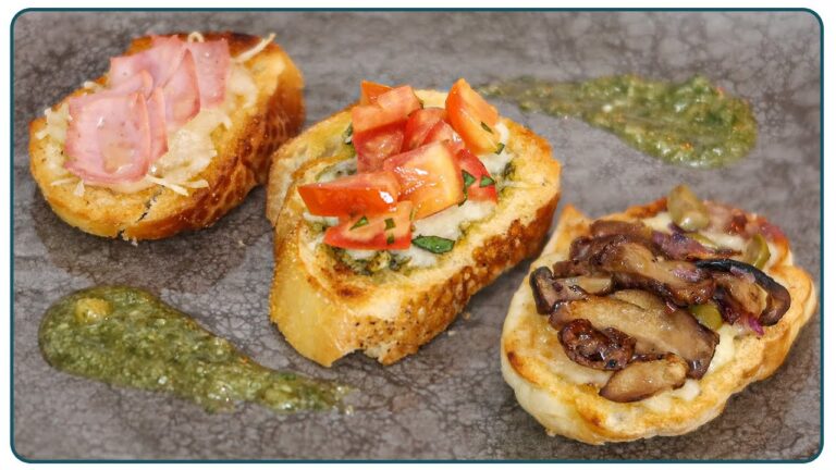 3 TIPOS DE BRUSCHETTAS PARA O NATAL | Nandu Andrade
