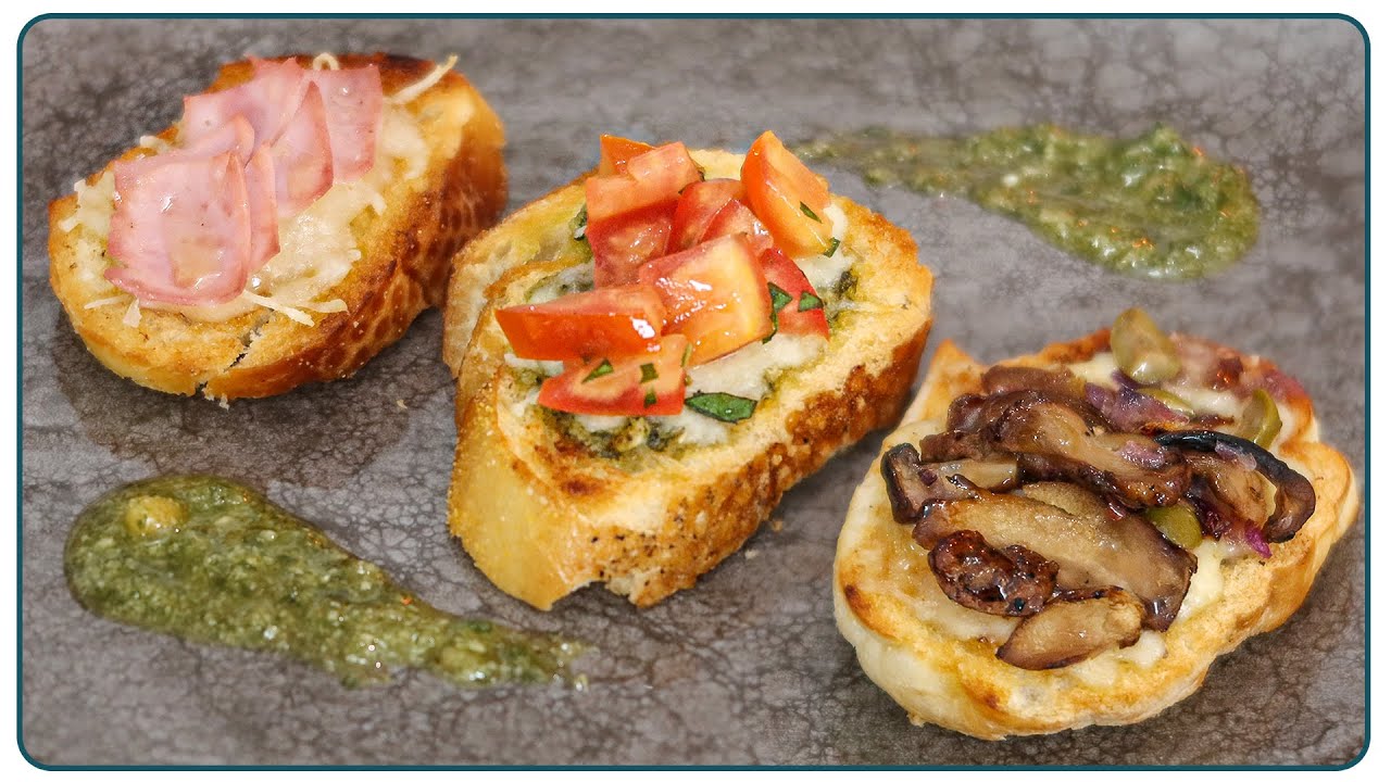 3 TIPOS DE BRUSCHETTAS PARA O NATAL | Nandu Andrade