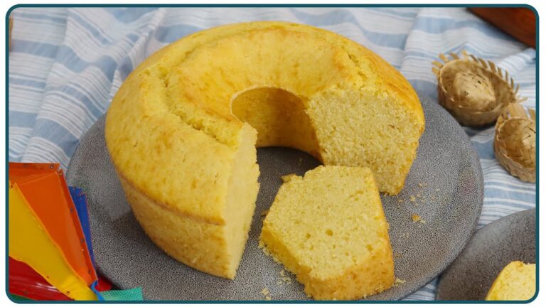 A MELHOR RECEITA DE BOLO DE FUBÁ FOFINHO! | Nandu Andrade