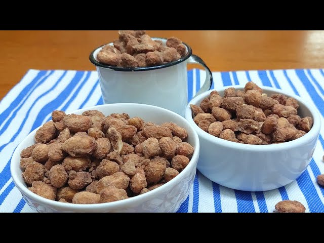 AMENDOIM DOCE SUPER CROCANTE COM CHOCOLATE | FÁCIL E DELICIOSO | CRICRI DE AMENDOIM | NOSSA COZINHA