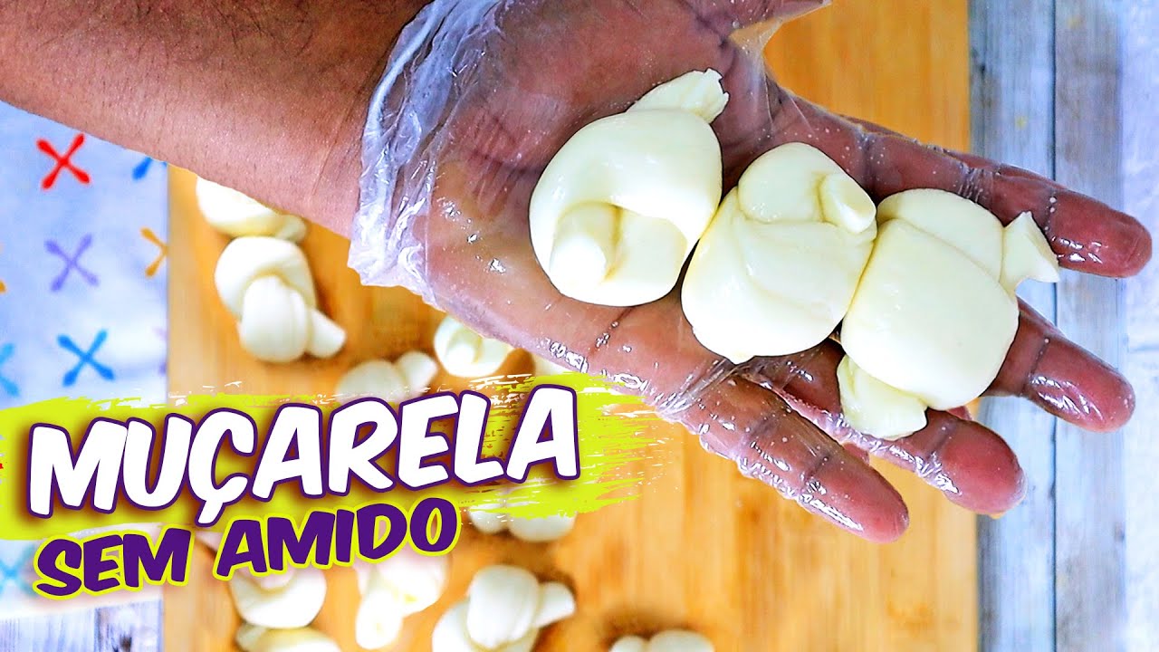 APRENDA FAZER MUÇARELA CASEIRA PERFEITA E SEM AMIDO | MUSSARELA NOZINHO