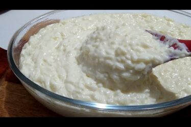 ARROZ DE LEITE CREMOSO COM QUEIJO - Receita nordestina simples fácil e muito gostoso