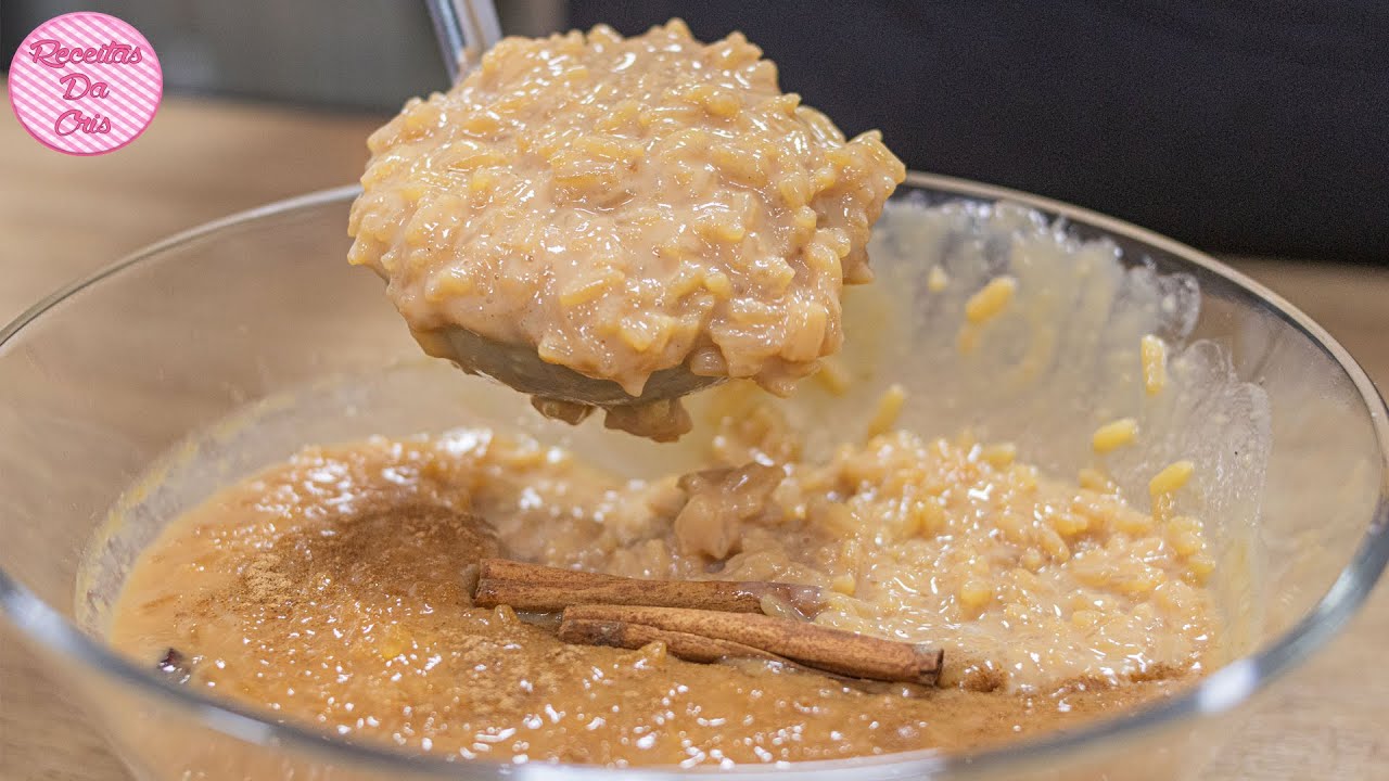 ARROZ DOCE CARAMELADO | 3 INGREDIENTES | RECEITAS DA CRIS
