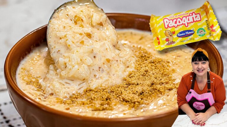 ARROZ DOCE COM PAÇOCA SUPER CREMOSO E ECONÔMICO | RECEITAS DE INVERNO