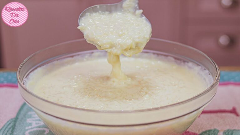 ARROZ DOCE CREMOSO DE MICROONDAS | RECEITAS DA CRIS