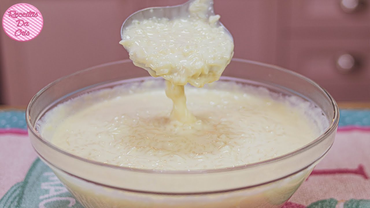 ARROZ DOCE CREMOSO DE MICROONDAS | RECEITAS DA CRIS