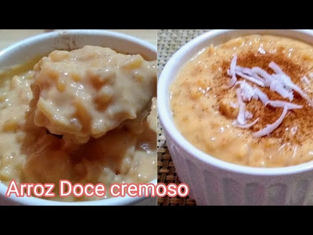 Arroz doce super cremoso, caramelizado - ESPECIAL PARA FESTA JUNINA