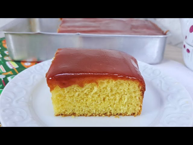 BOLO DE FUBÁ COM GOIABADA FOFINHO E FÁCIL DE FAZER | NOSSA COZINHA