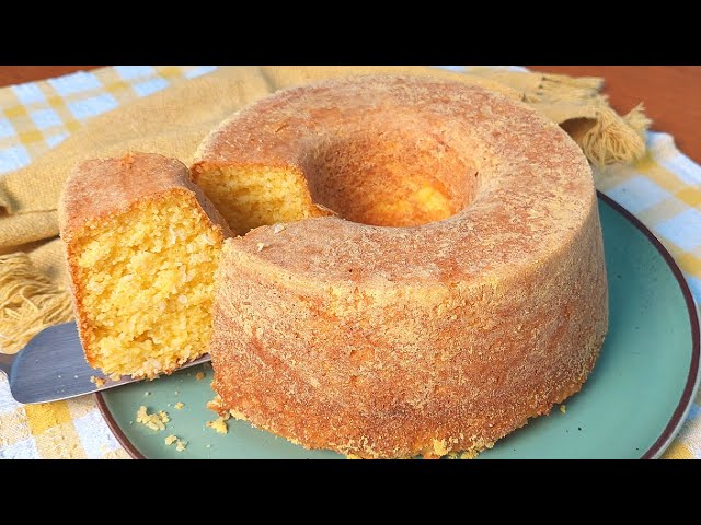 BOLO DE FUBÁ COZIDO | BOLO DA ÉPOCA DA VOVÓ | ECONÔMICO E DELICIOSO | NOSSA COZINHA