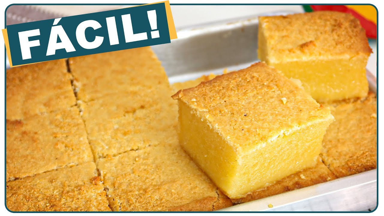 BOLO DE MANDIOCA NO LIQUIDIFICADOR FÁCIL E GOSTOSO | Nandu Andrade