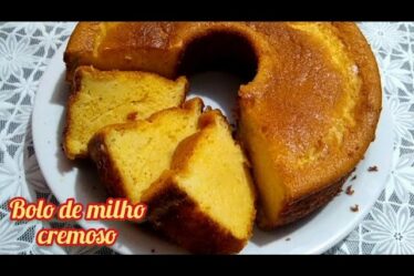 BOLO DE MILHO CREMOSO - especial festa junina!