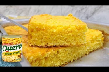 BOLO DE MILHO DE LATINHA COM COCO | A MELHOR RECEITA | NOSSA COZINHA