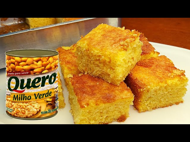BOLO DE MILHO DE LATINHA | FÁCIL E DELICIOSO