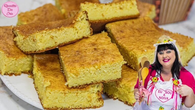 BOLO de MILHO DE LATINHA IGUAL PAMONHA! FEITO NO LIQUIDIFICADOR, FICA CREMOSO, É FACIL E RÁPIDO!