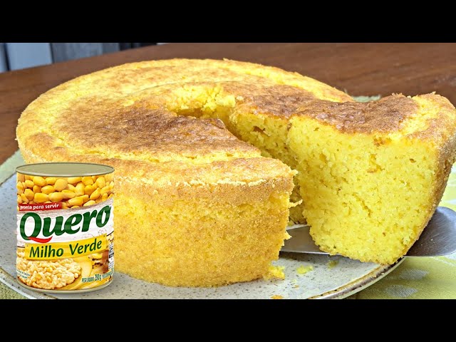 BOLO DE MILHO DE LATINHA | RÁPIDO, FÁCIL E DELICIOSO | NOSSA COZINHA