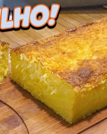 BOLO DE MILHO MAIS GOSTOSO DO MUNDO | SEM TRIGO, SEM FUBÁ E FEITA EM MENOS DE 2 MINUTOS