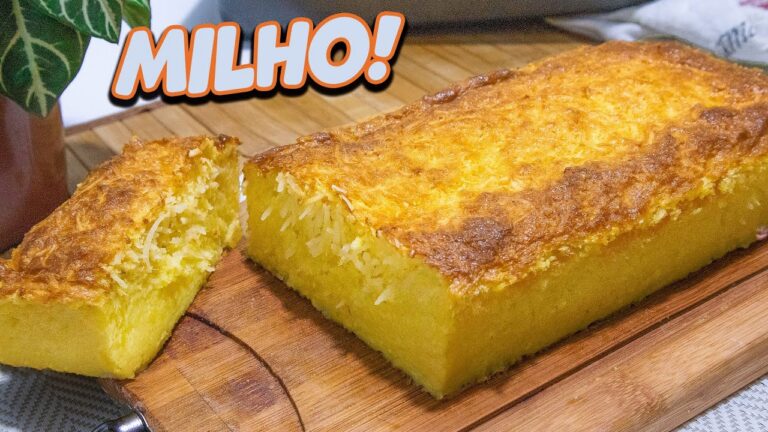 BOLO DE MILHO MAIS GOSTOSO DO MUNDO | SEM TRIGO, SEM FUBÁ E FEITA EM MENOS DE 2 MINUTOS
