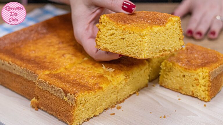 BOLO DE MILHO PERFEITO | INGREDIENTES SIMPLES | RECEITAS DA CRIS