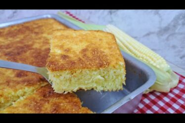 BOLO DE MILHO VERDE DE ESPIGA MACIO E DELICIOSO! 🌽 NOSSA COZINHA