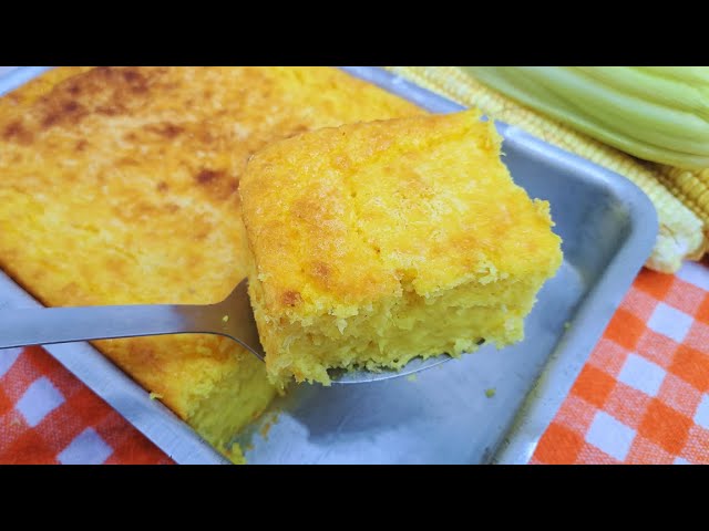 BOLO DE MILHO VERDE SEM FARINHA DE TRIGO | CREMOSO E DELICIOSO | NOSSA COZINHA