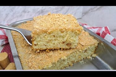 BOLO DE PAÇOCA PERFEITO | MACIO, FOFINHO E DELICIOSO | NOSSA COZINHA