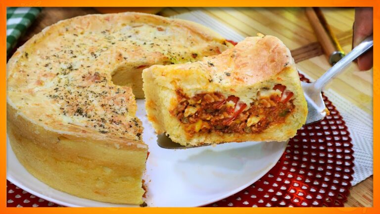 BOLO DE SARDINHA com MASSA CREMOSA DE MAIONESE