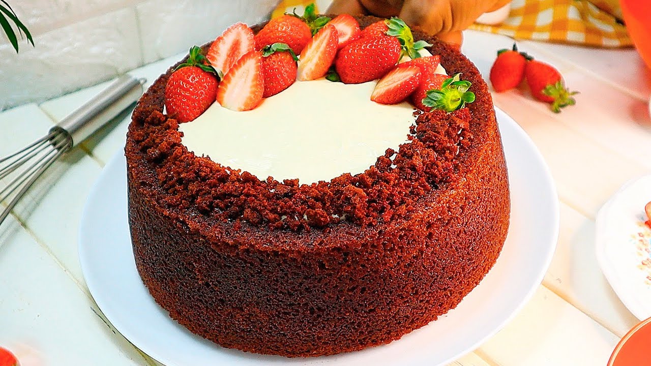 BOLO RED VELVET Feito assim você NUNCA viu 😯