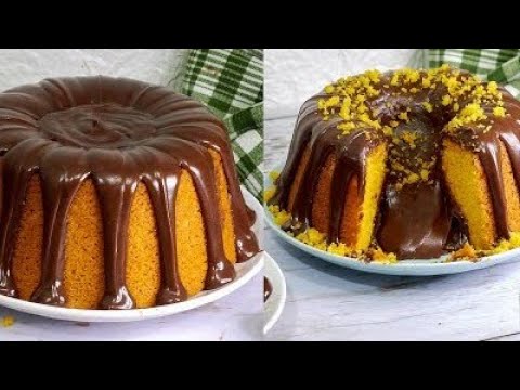 BOLO VULCÃO TRUFADO DE CENOURA com uma DECORAÇÃO INFALÍVEL