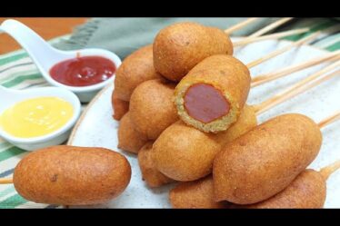 CACHORRO QUENTE NO PALITO | SIMPLES FÁCIL E BARATO | CORN DOG | NOSSA COZINHA