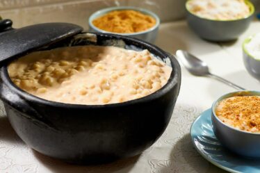 CANJICA DE DOCE DE LEITE MINEIRA com um ingrediente INFALÍVEL