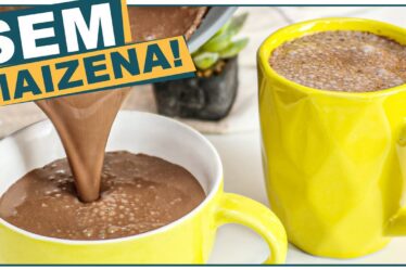 CHOCOLATE QUENTE CREMOSO SEM AMIDO DE MILHO | FÁCIL E RÁPIDO