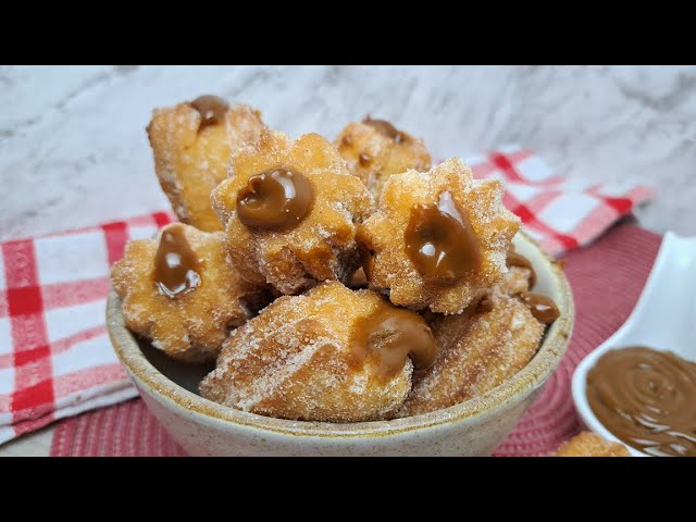 CHURROS RECHEADO DE DOCE DE LEITE | NOSSA COZINHA