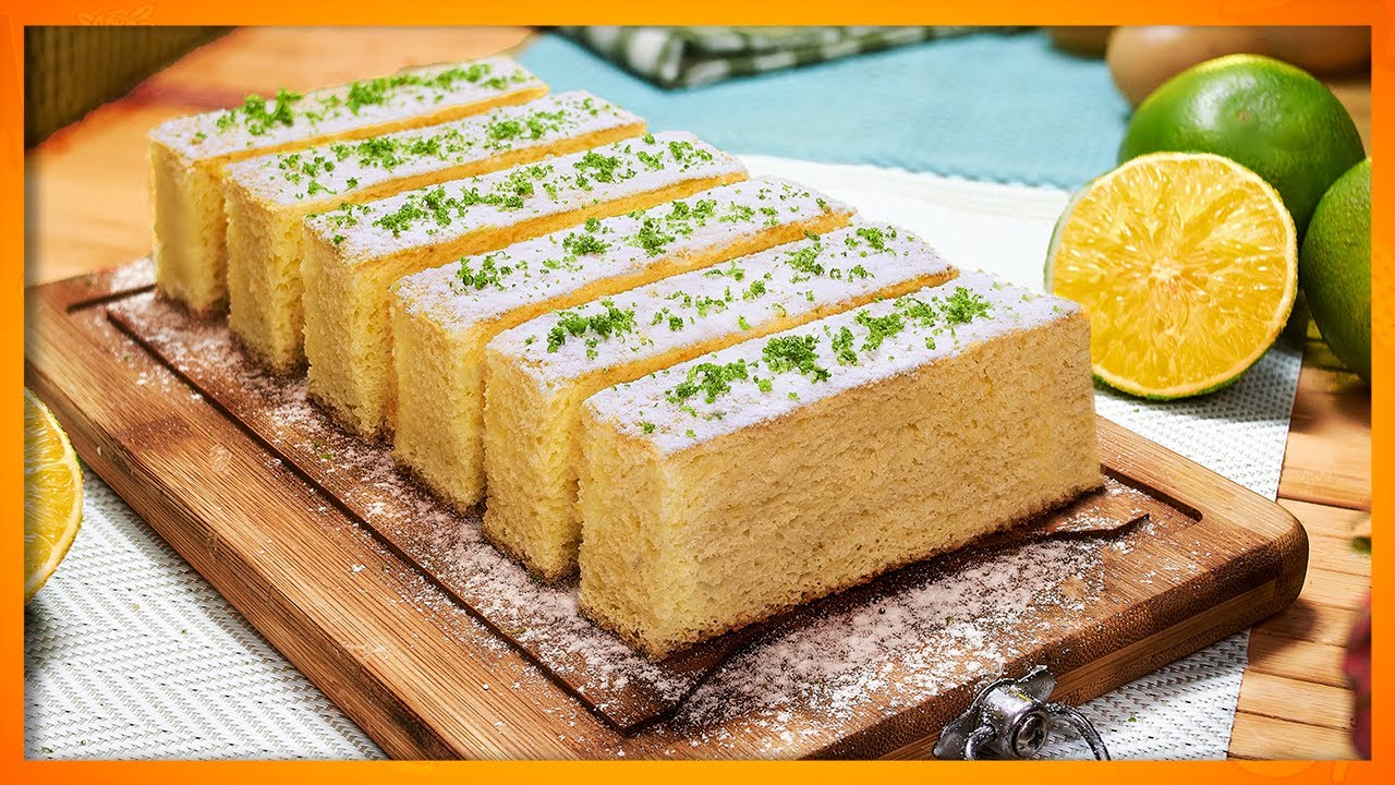 Como Fazer BOLO CASTELLA DE LARANJA - O Famoso BOLO NUVEM