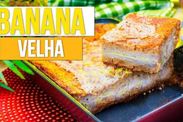 COMO FAZER BOLO DE BANANA "SEM MASSA"