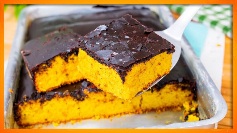 Como Fazer BOLO DE CENOURA com CASQUINHA DE CHOCOLATE CROCANTE