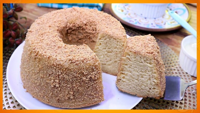 COMO FAZER BOLO DE PAÇOCA COM UMA COBERTURA SURPREENDENTE