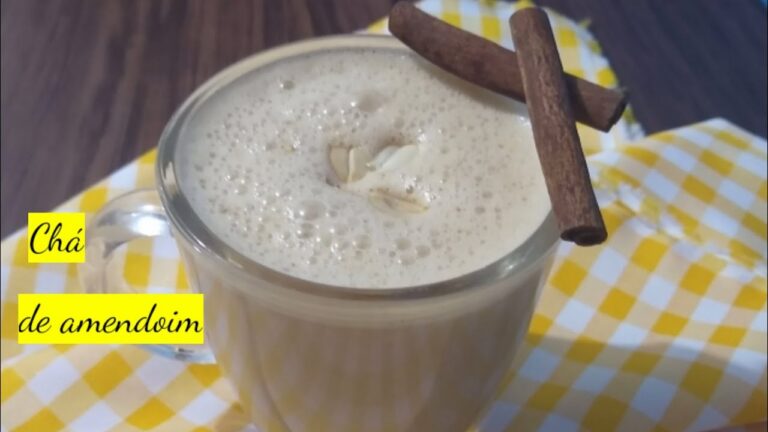 Como fazer chá de amendoim - cremoso fácil e delicioso - receita junina