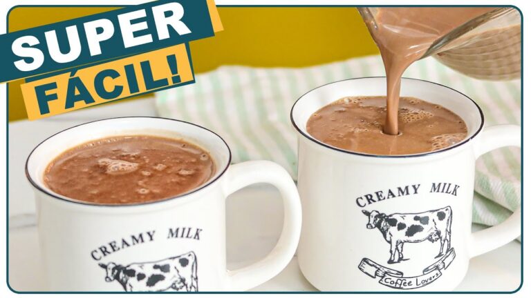 COMO FAZER CHOCOLATE QUENTE SIMPLES COM LEITE CONDENSADO | Nandu Andrade