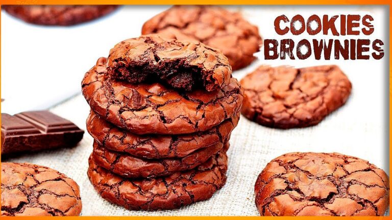 Como Fazer Cookie Brownie mais GOSTOSO DO MUNDO