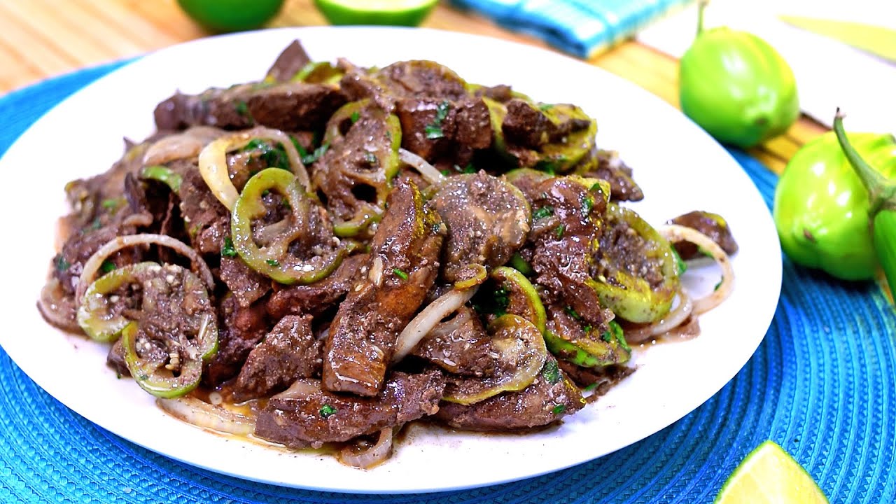 Como Fazer FIGADO COM JILÓ / RECEITAS REGIONAIS #01