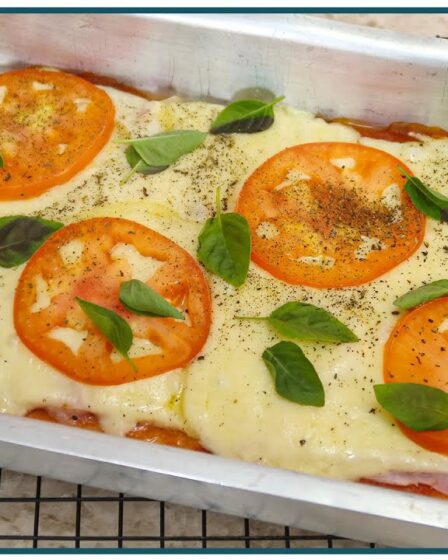 COMO FAZER PIZZA SEM FARINHA DE TRIGO PRONTA EM POUCOS MINUTOS | Nandu Andrade