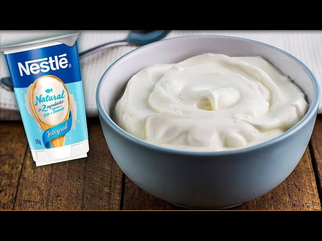 Como ter IOGURTE NATURAL para o RESTO DA VIDA ! 2 INGREDIENTES