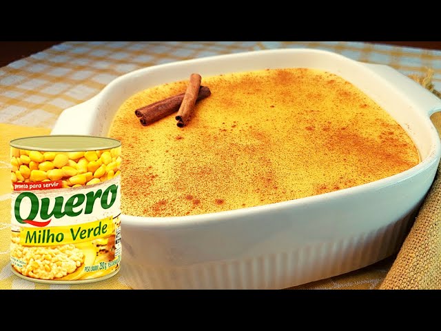 CURAU DE MILHO DE LATINHA SUPER CREMOSO E FÁCIL DE FAZER