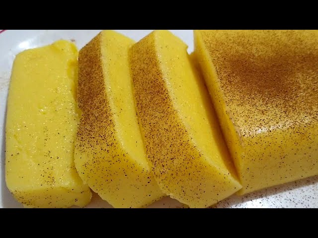CURAU DE MILHO VERDE DE CORTE PERFEITO - Curau / canjica de milho da roça | FESTA JUNINA