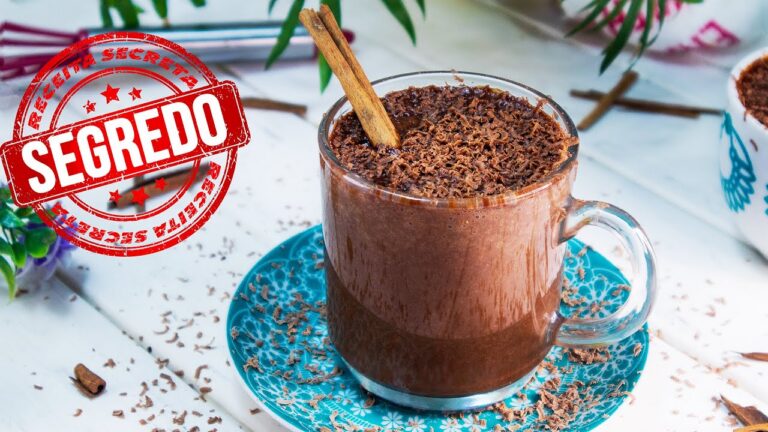 DESCOBRI Como Fazer o CHOCOLATE QUENTE CREMOSO mais vendido do Mundo!
