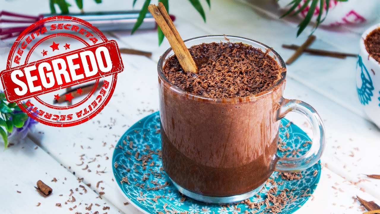 DESCOBRI Como Fazer o CHOCOLATE QUENTE CREMOSO mais vendido do Mundo!