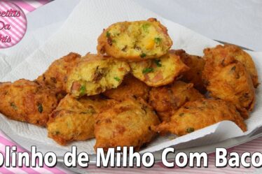 [ESPECIAL FESTA JUNINA] - BOLINHO DE MILHO COM BACON | RECEITAS DA CRIS