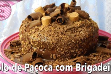 [ESPECIAL FESTA JUNINA] - BOLO DE PAÇOCA COM BRIGADEIRO | RECEITAS DA CRIS