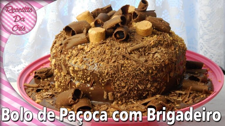 [ESPECIAL FESTA JUNINA] - BOLO DE PAÇOCA COM BRIGADEIRO | RECEITAS DA CRIS